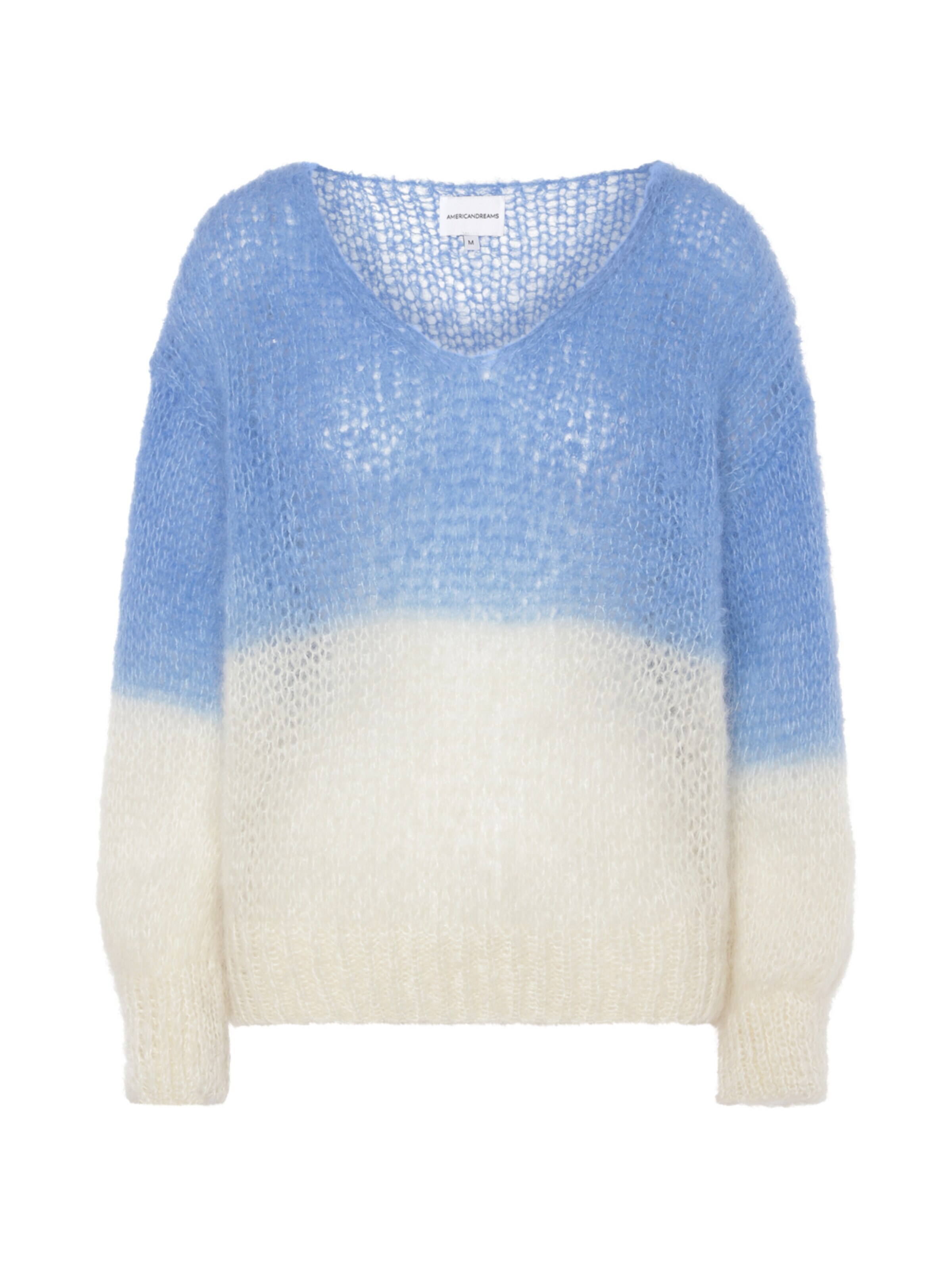 americandreams Oversized Sweater 'Milana 2-Colored' in Blue: front