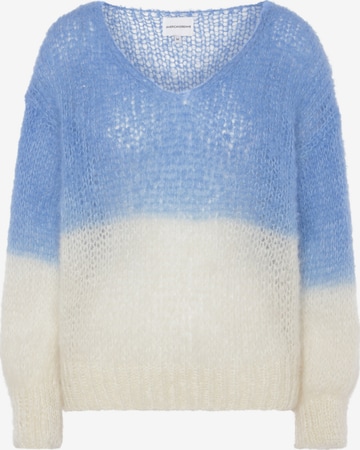americandreams Oversized Sweater 'Milana 2-Colored' in Blue: front