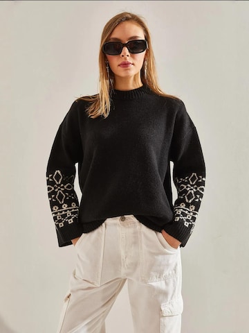Pull-over Bianco Lucci en noir
