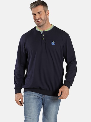 Sweat-shirt ' Earl Gwilym ' Charles Colby en bleu : devant