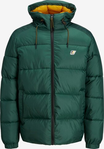 Veste mi-saison 'Slope' JACK & JONES en vert : devant