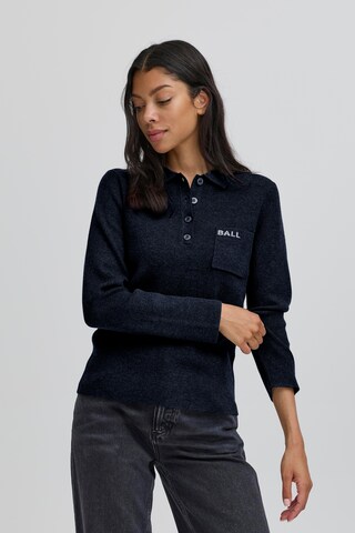 Ball Pullover 'Marietta' in Blau: Vorderseite