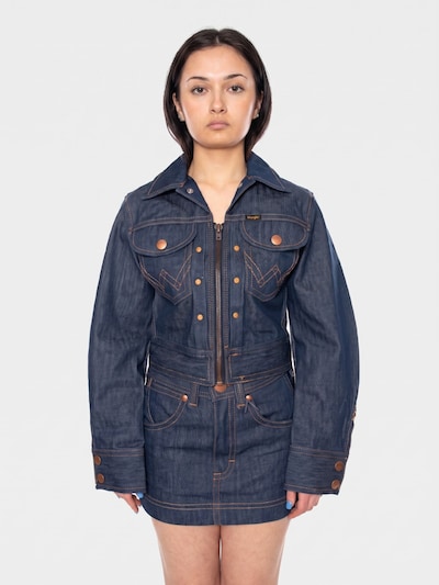 WRANGLER Overgangsjakke 'SUPER JACKET RAW BLUE' i XS i blå, Produktvisning
