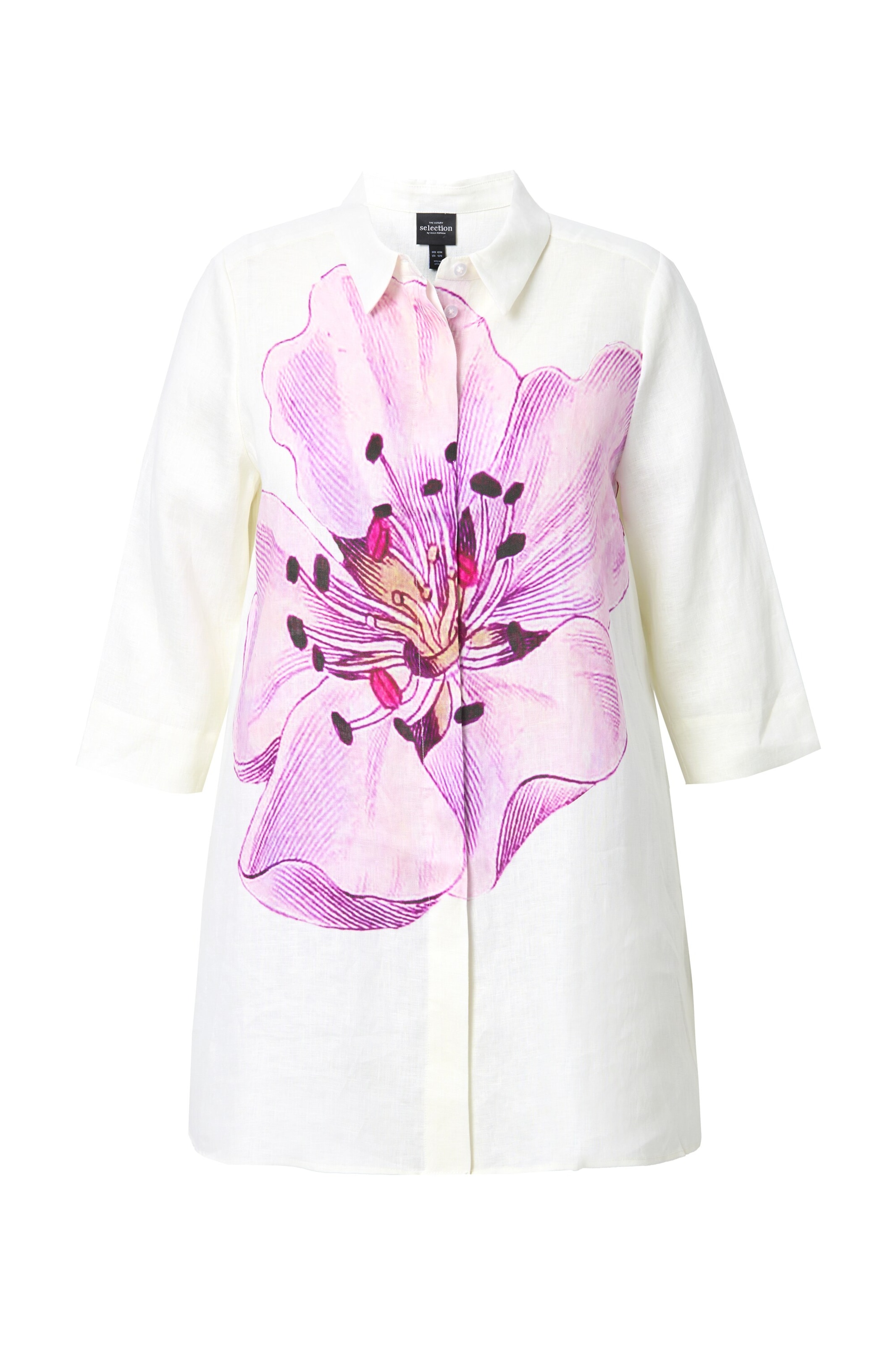 Ulla Popken Blouse in Wit: voorkant