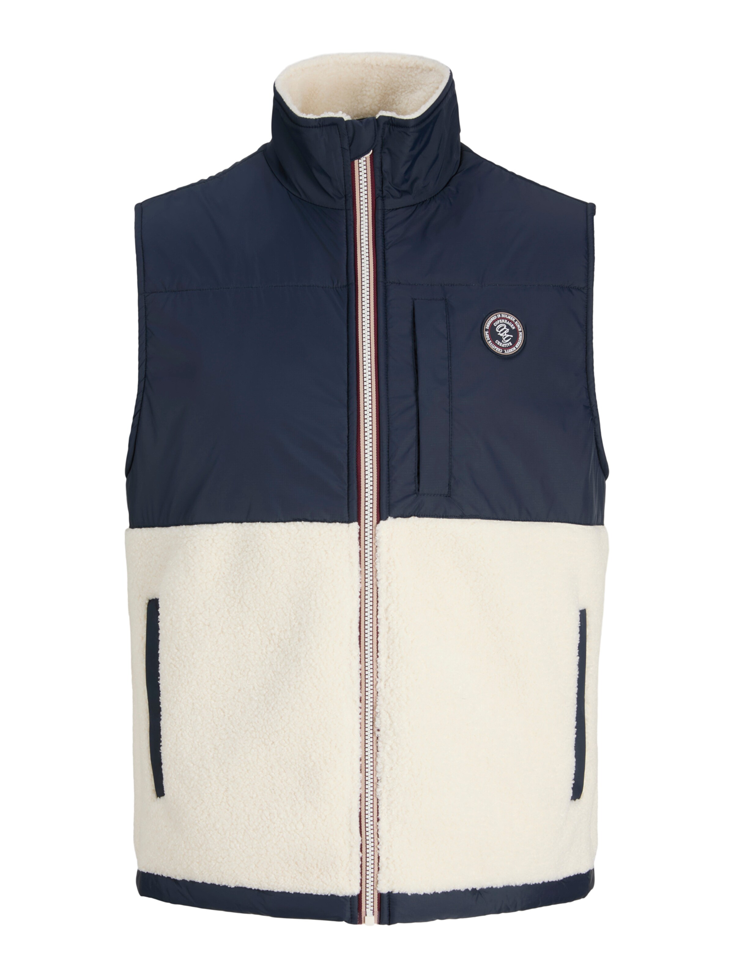 JACK & JONES Vest 'JORFREDERIKSBERG' in Blue: front