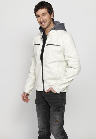 KOROSHI Between-season jacket in White