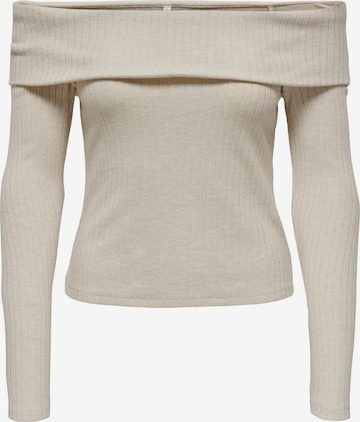 T-shirt 'ONLPiper' ONLY en beige : devant
