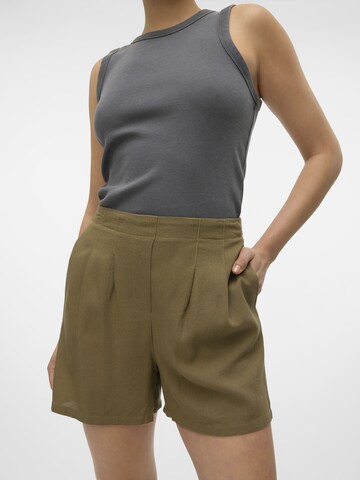 VERO MODA Regular Bandplooibroek 'JESMILO' in Groen