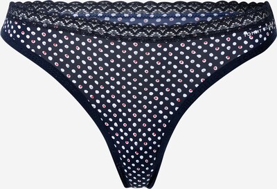Tommy Hilfiger Underwear Tanga en azul oscuro / rojo / blanco, Vista del producto