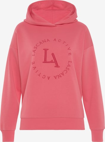 LASCANA ACTIVE Sports sweatshirt in Orange: front