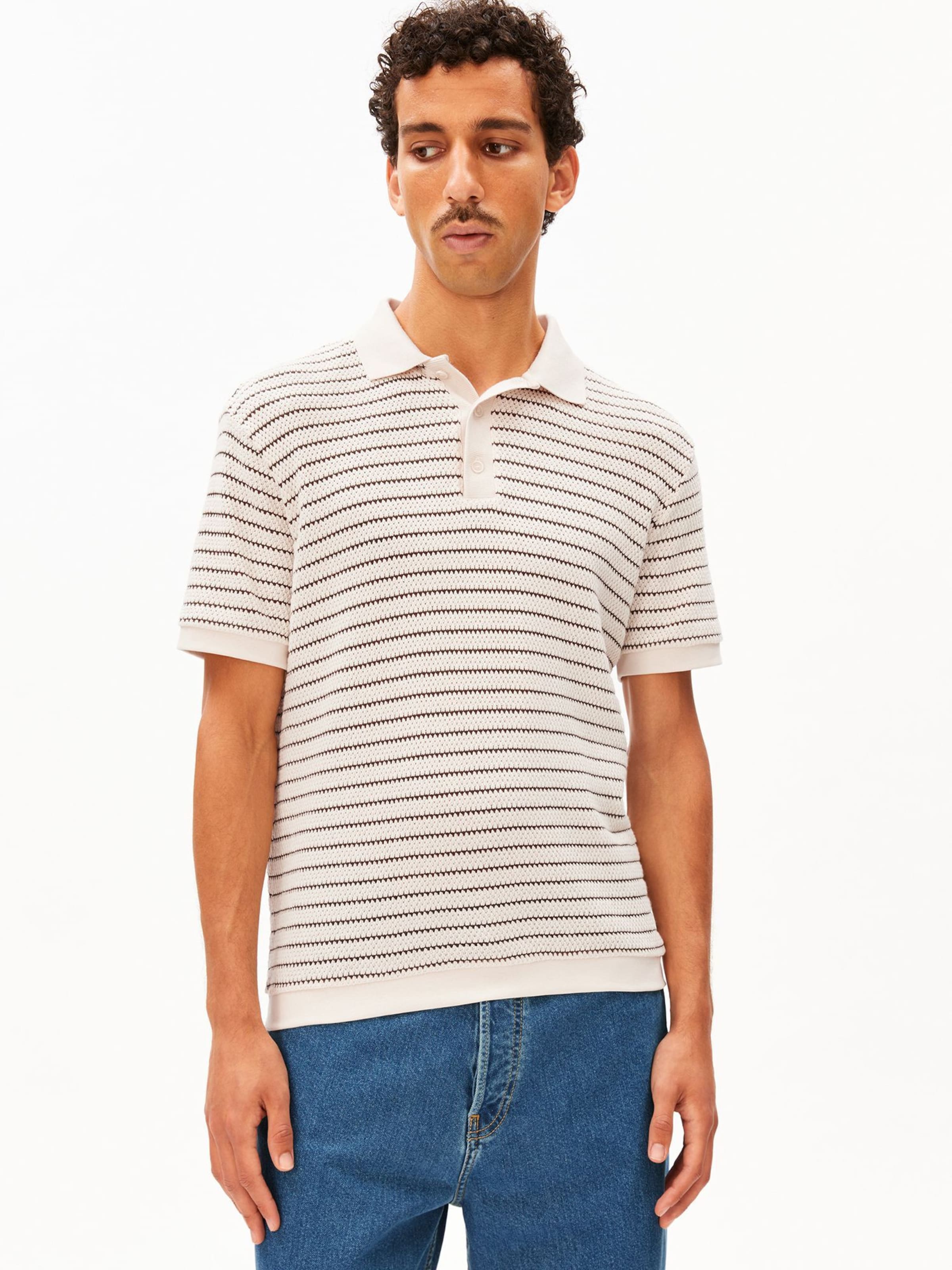 T-Shirt ARMEDANGELS en beige : devant