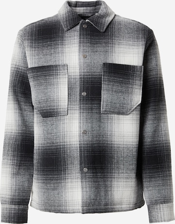 Coupe regular Veste mi-saison 'JCOHelvetica' JACK & JONES en noir : devant