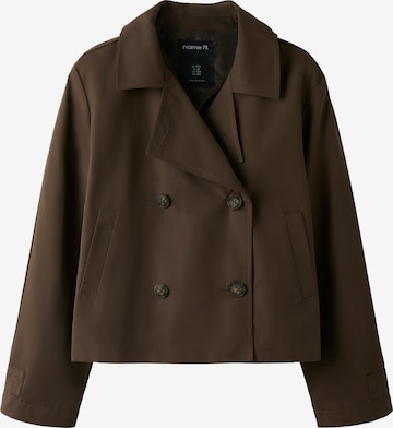 NAME IT - Abrigo 'NKFMADELIN' en marrón: frente