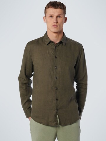 No Excess Regular fit Overhemd in Groen