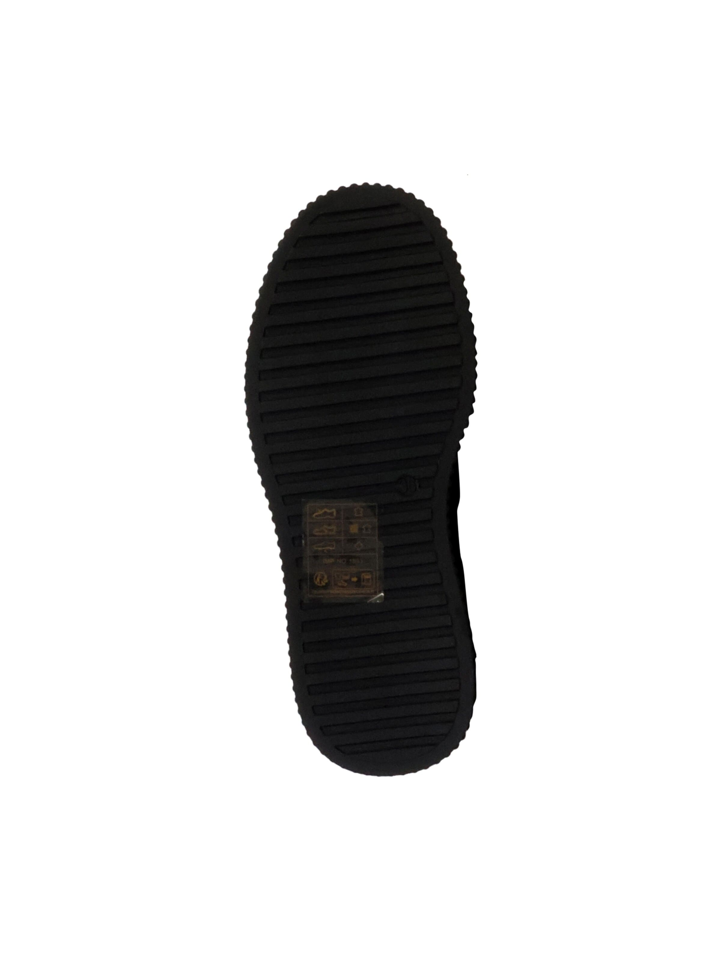 Chaussure de sport à lacets 'Alénoa-Sneaker aus Leder' The Divine Factory en noir