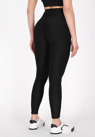 faina Athlsr Skinny Sportbroek 'Fashion Look' in Zwart