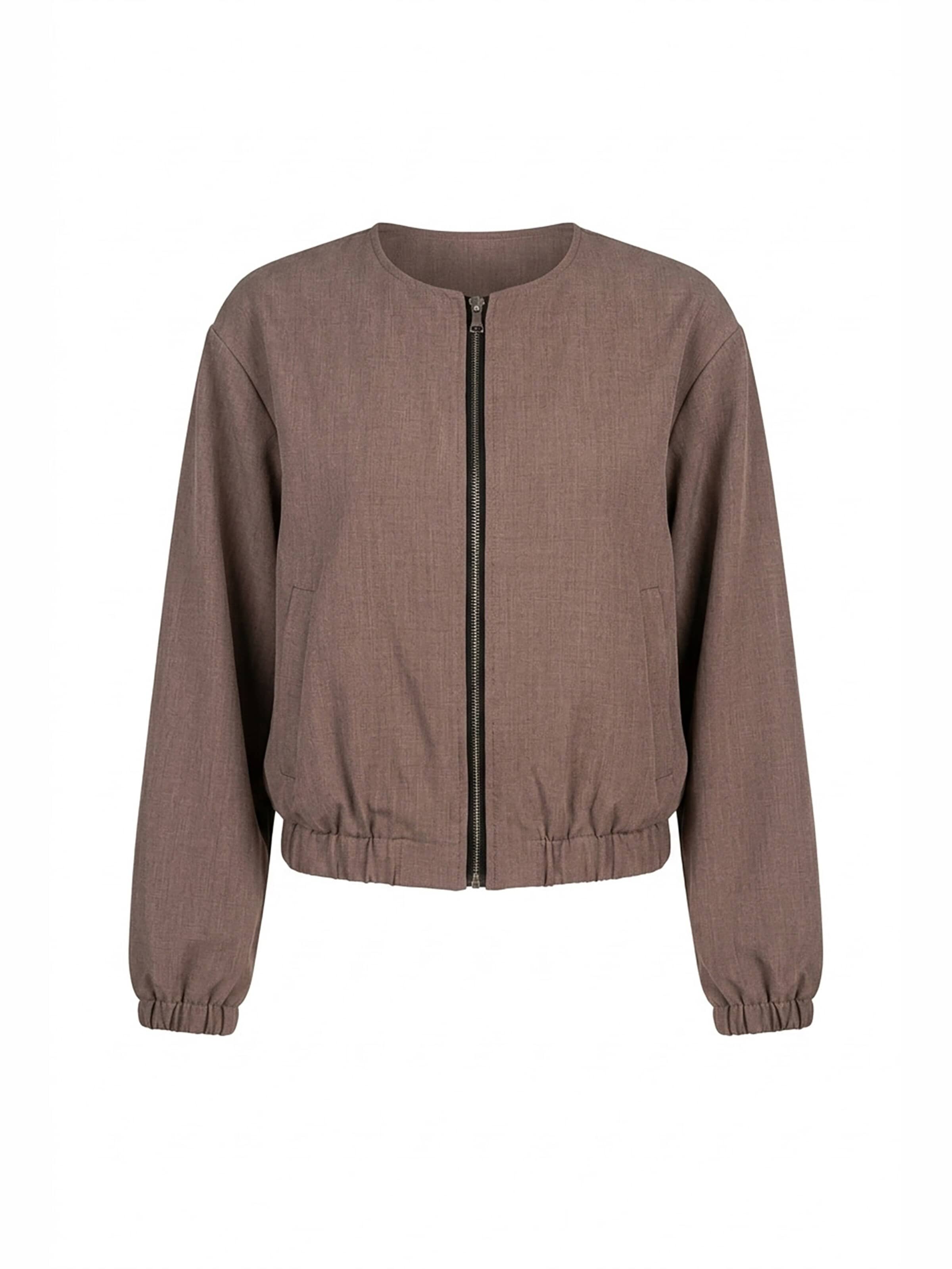Figl Between-Season Jacket 'M1198' in Brown: front