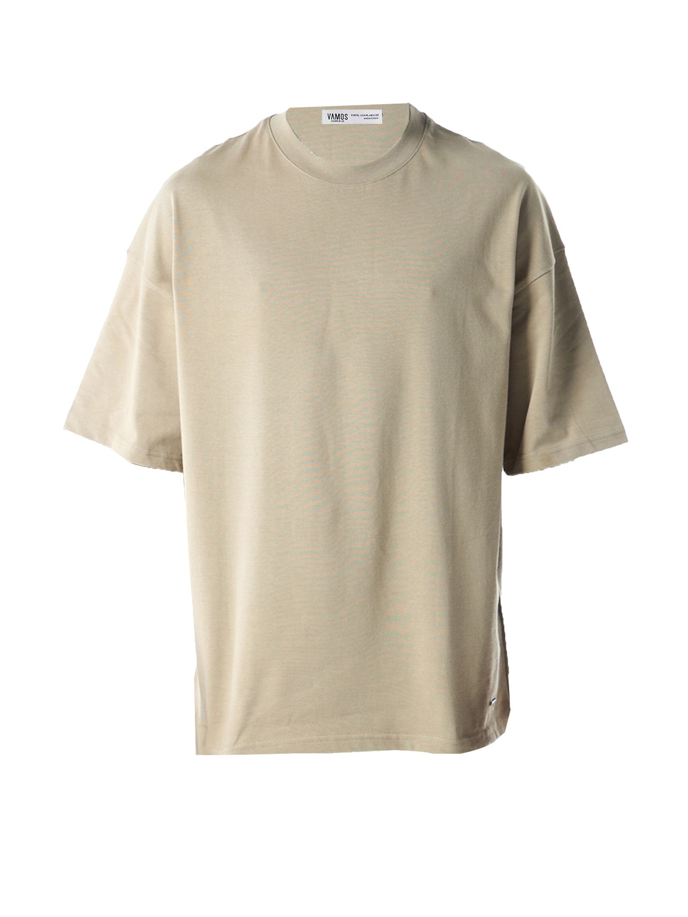 VAMOS CLO Μπλουζάκι σε μπεζ: μπροστά