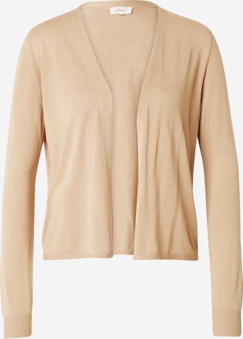 Cardigan s.Oliver en marron : devant
