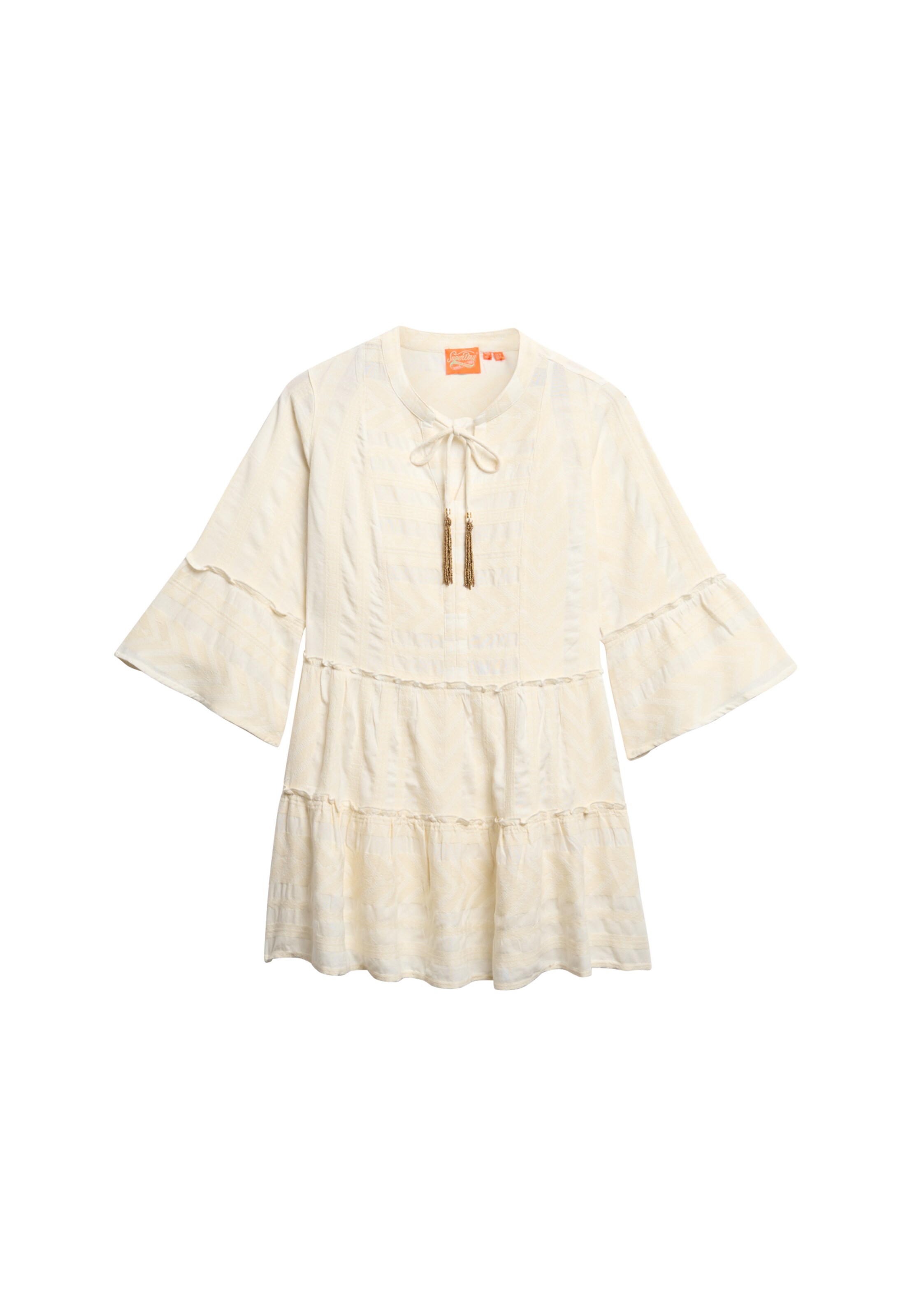 Robe d’été Superdry en beige : devant