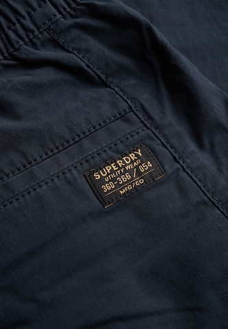 Superdry Tapered Cargo trousers 'Para' in Blue