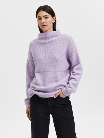 SELECTED FEMME Sweater 'Mola' in Purple: front