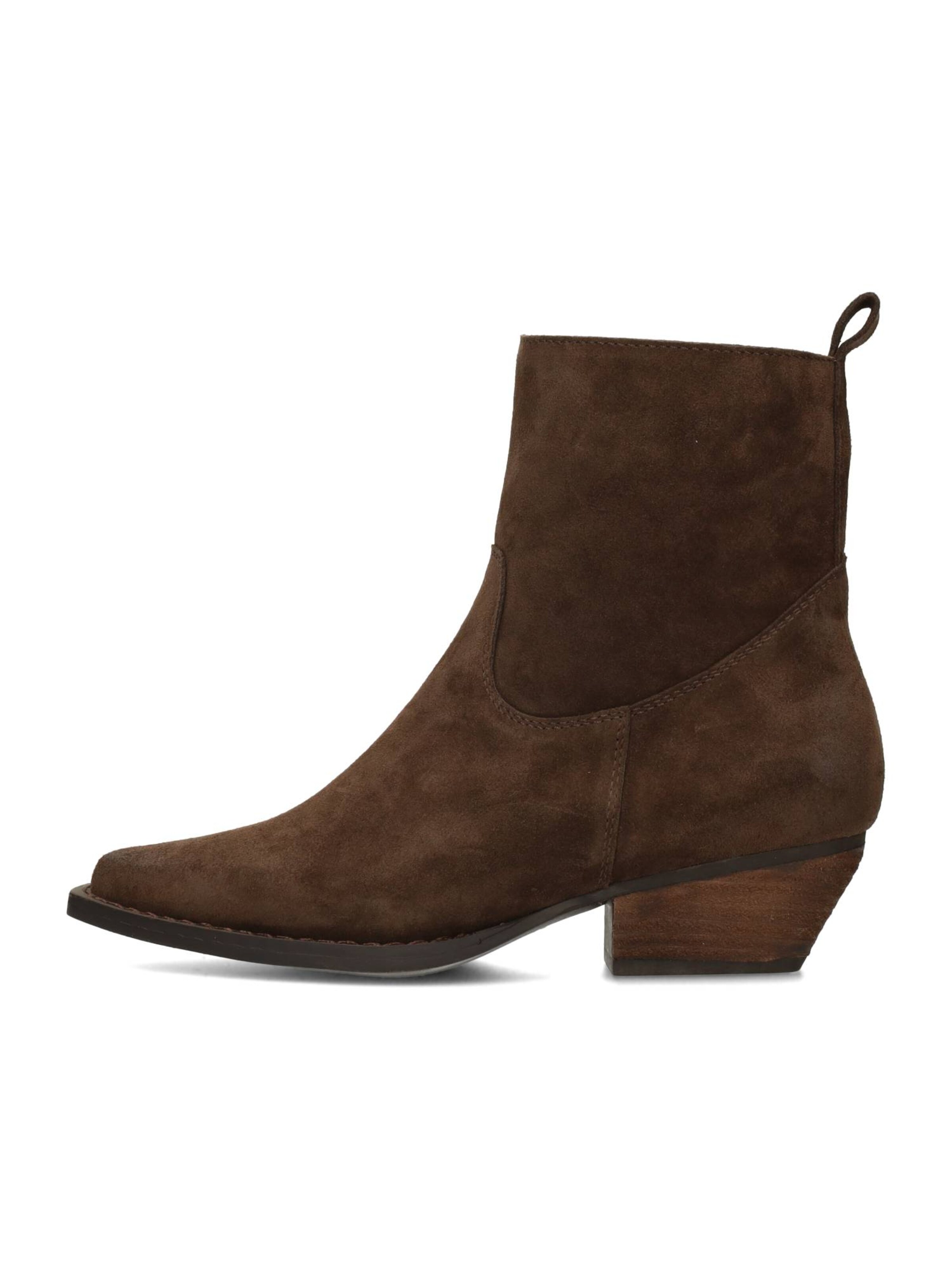 PS Poelman Boots 'DANA' in Bruin: voorkant
