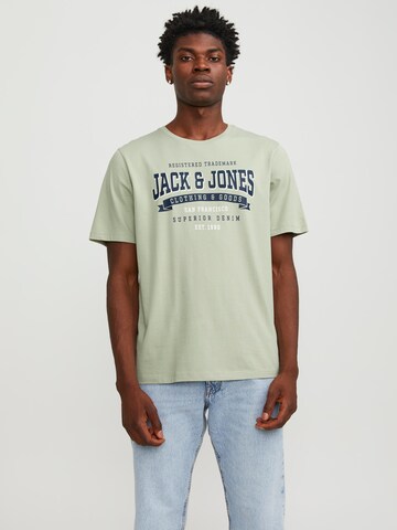 Maglietta di JACK & JONES in verde: frontale