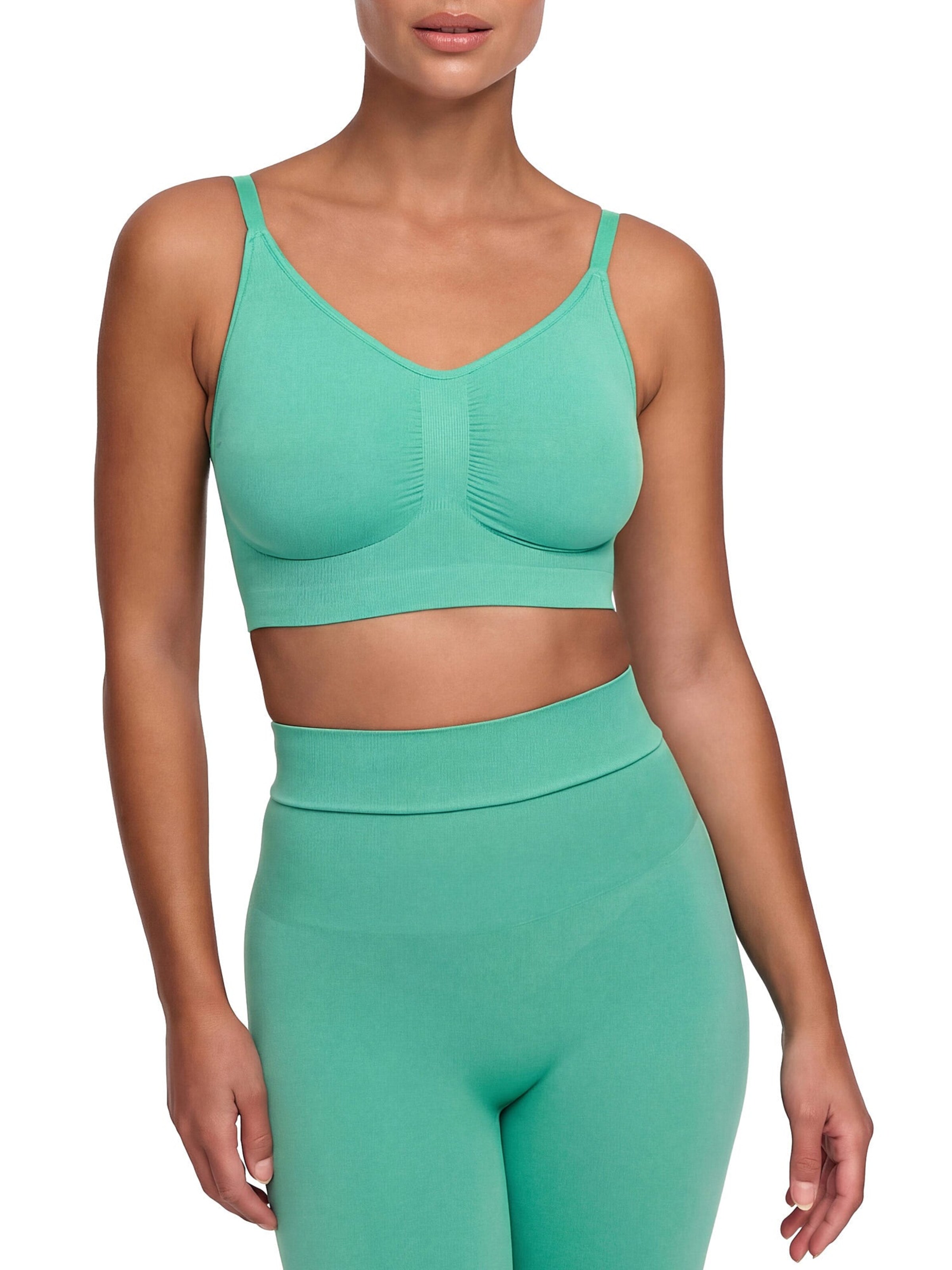 cfab by creamy fabrics Bralette Bra 'Comfort Bralette' in Green