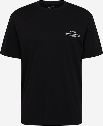 JACK & JONES Shirt 'FELIX' in Zwart: voorkant