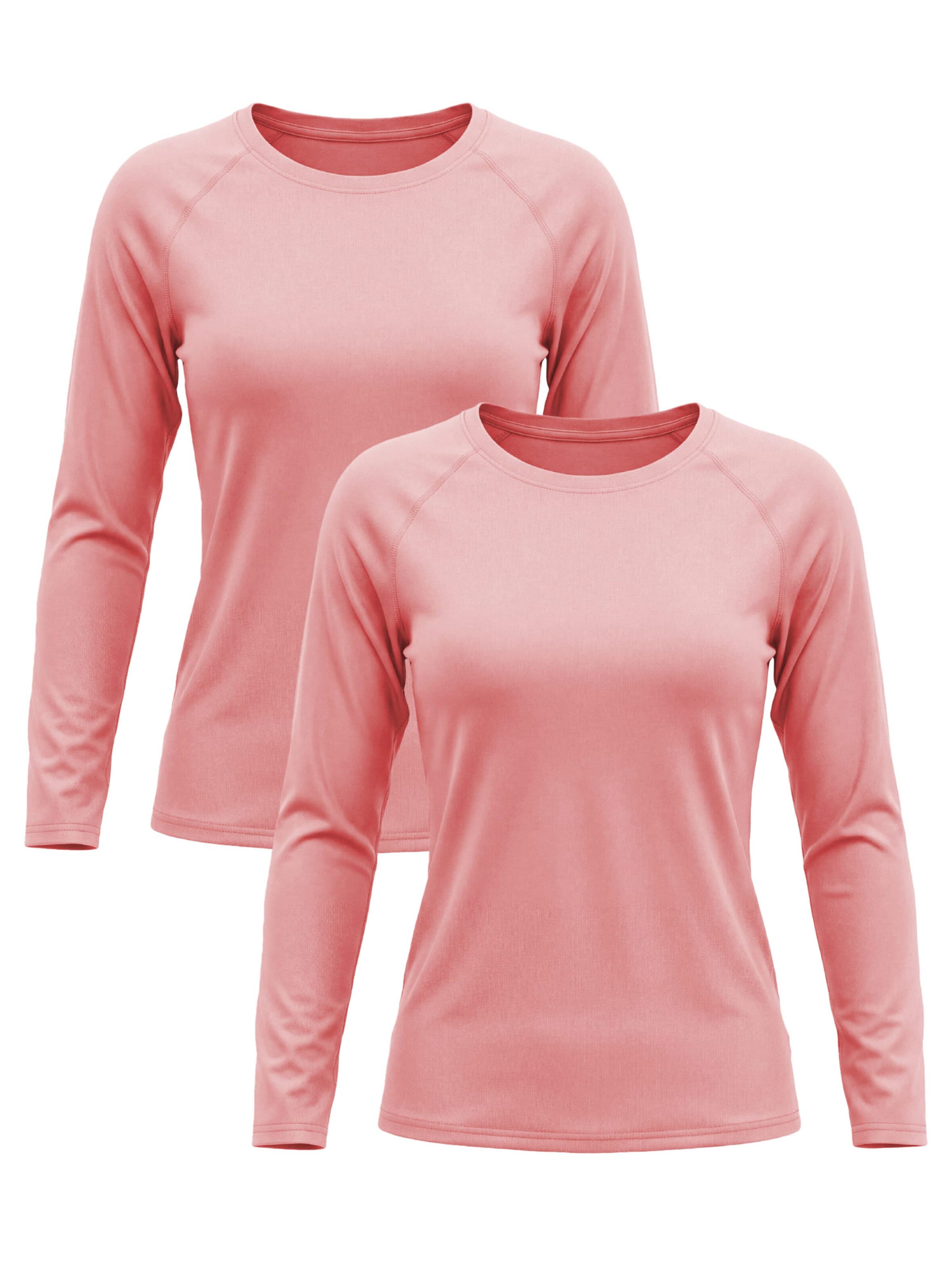 MEETWEE Shirt 'UPF 50+' in Roze: voorkant