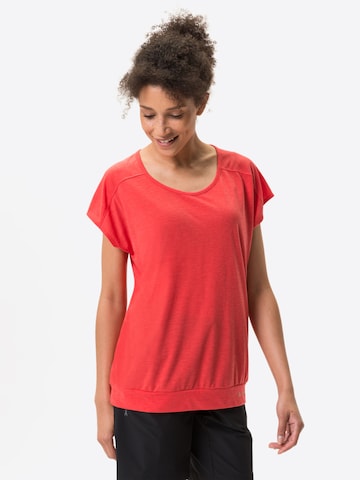 VAUDE Performance Shirt ' W Skomer T III ' in Red: front