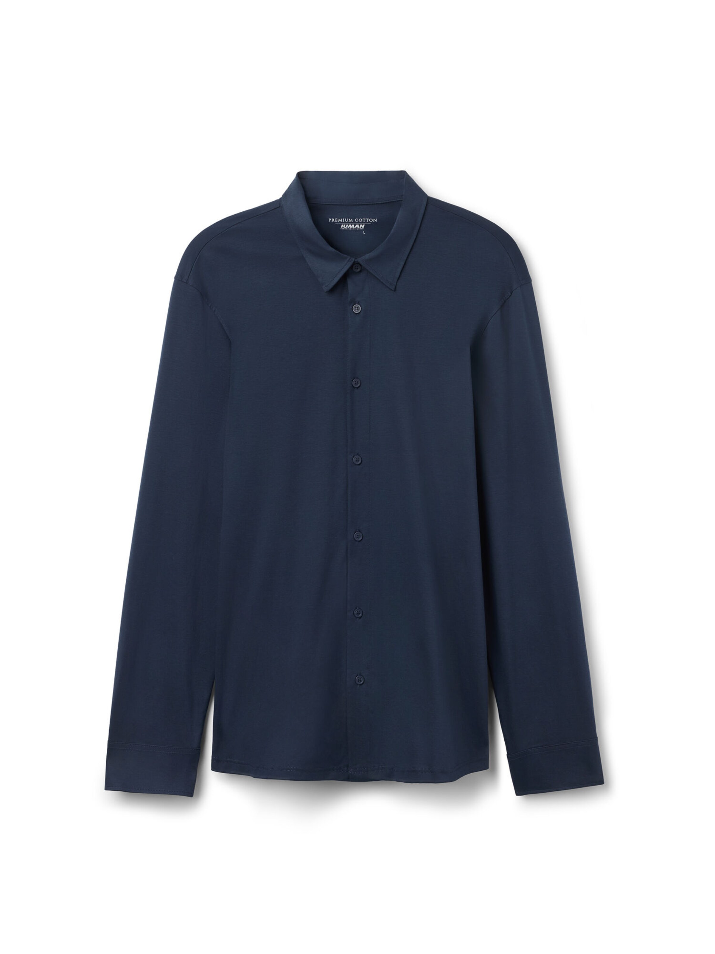 IUMAN Intimissimi Regular Fit Hemd 'Premium' in Blau: Vorderseite