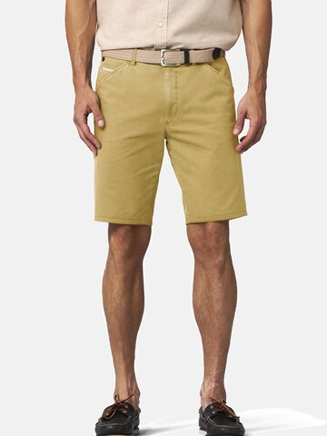 Coupe slim Pantalon chino 'Chicago' MEYER en jaune : devant