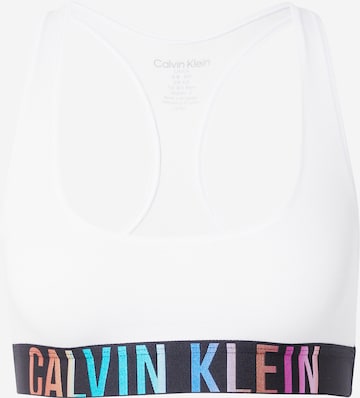 Calvin Klein Underwear Bralette Bra 'Intense Power Pride' in White: front