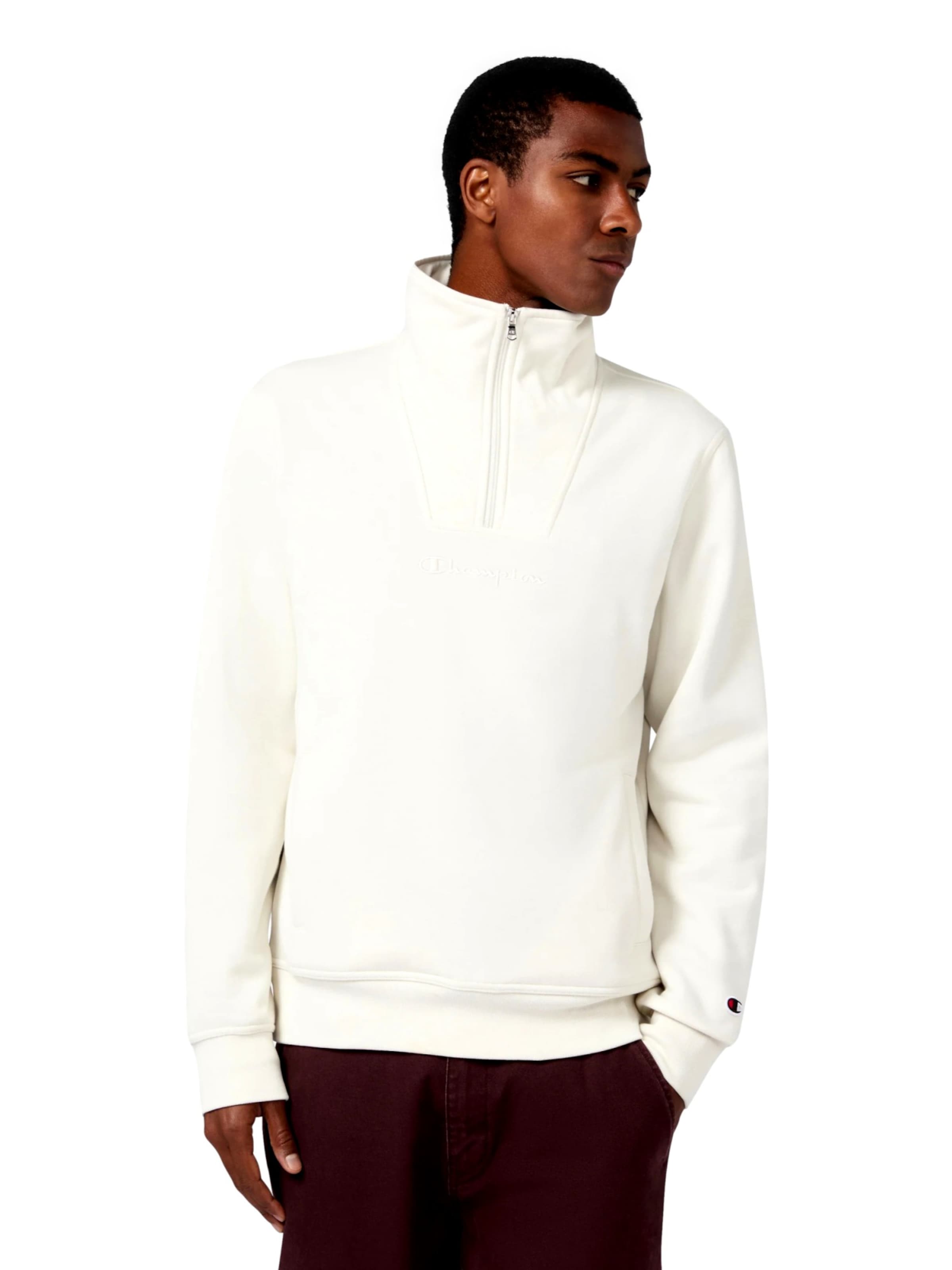 Champion Authentic Athletic Apparel Sweatshirt i hvid: forside