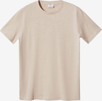 MANGO MAN Shirt 'CHERLO' in Beige: voorkant