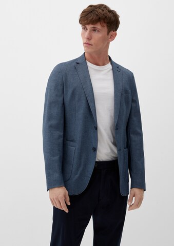 s.Oliver BLACK LABEL Regular fit Suit Jacket in Blue: front