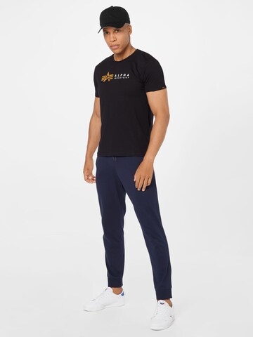 ALPHA INDUSTRIES Shirt in Black