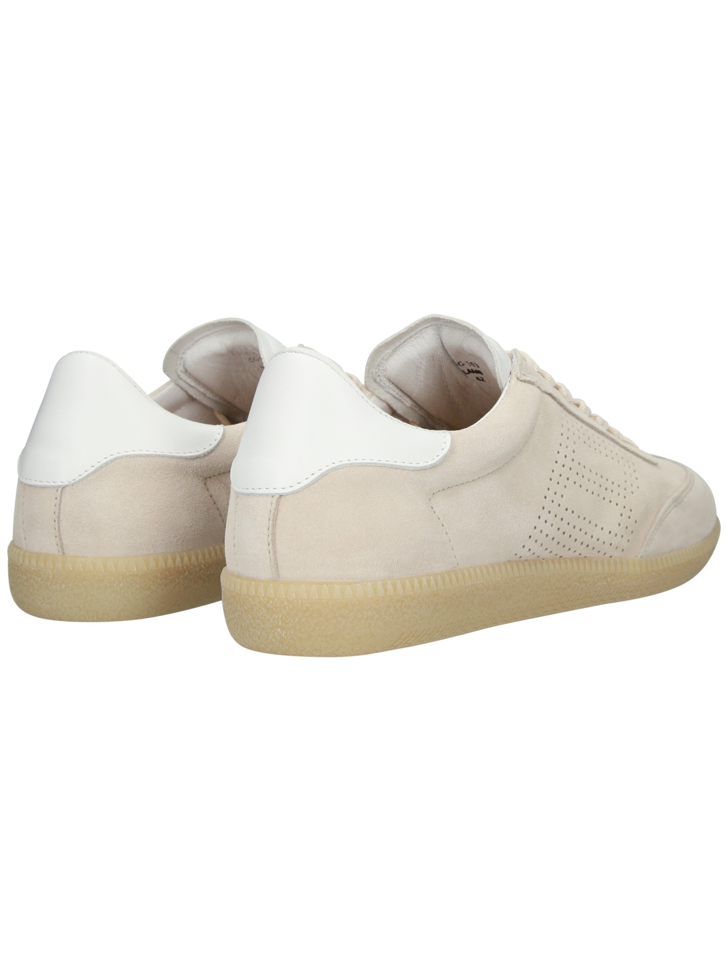 BLACKSTONE Låg sneaker 'Lime Wren Perf' i beige