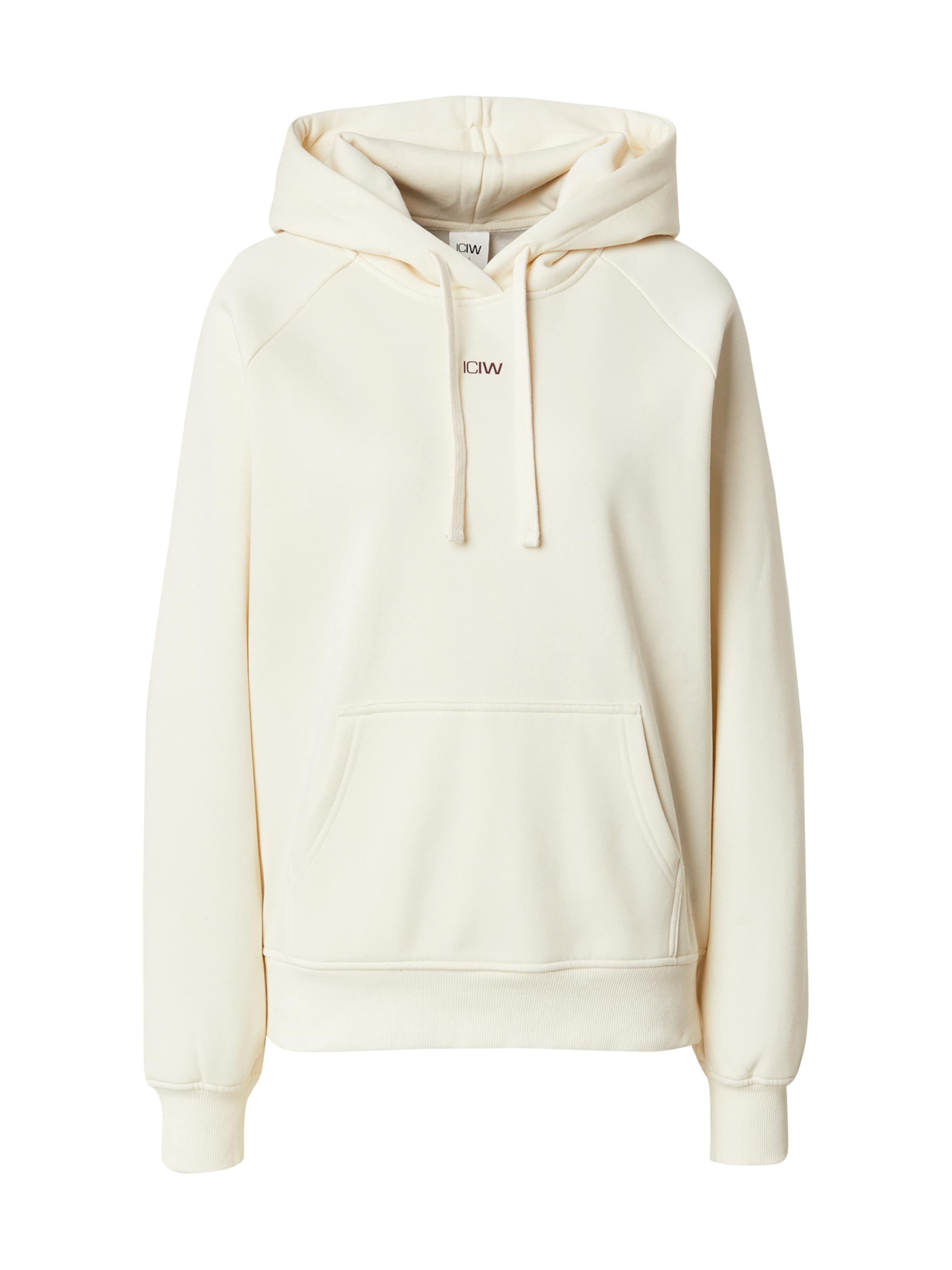 ICANIWILL Sports sweatshirt 'Everyday' in White: front