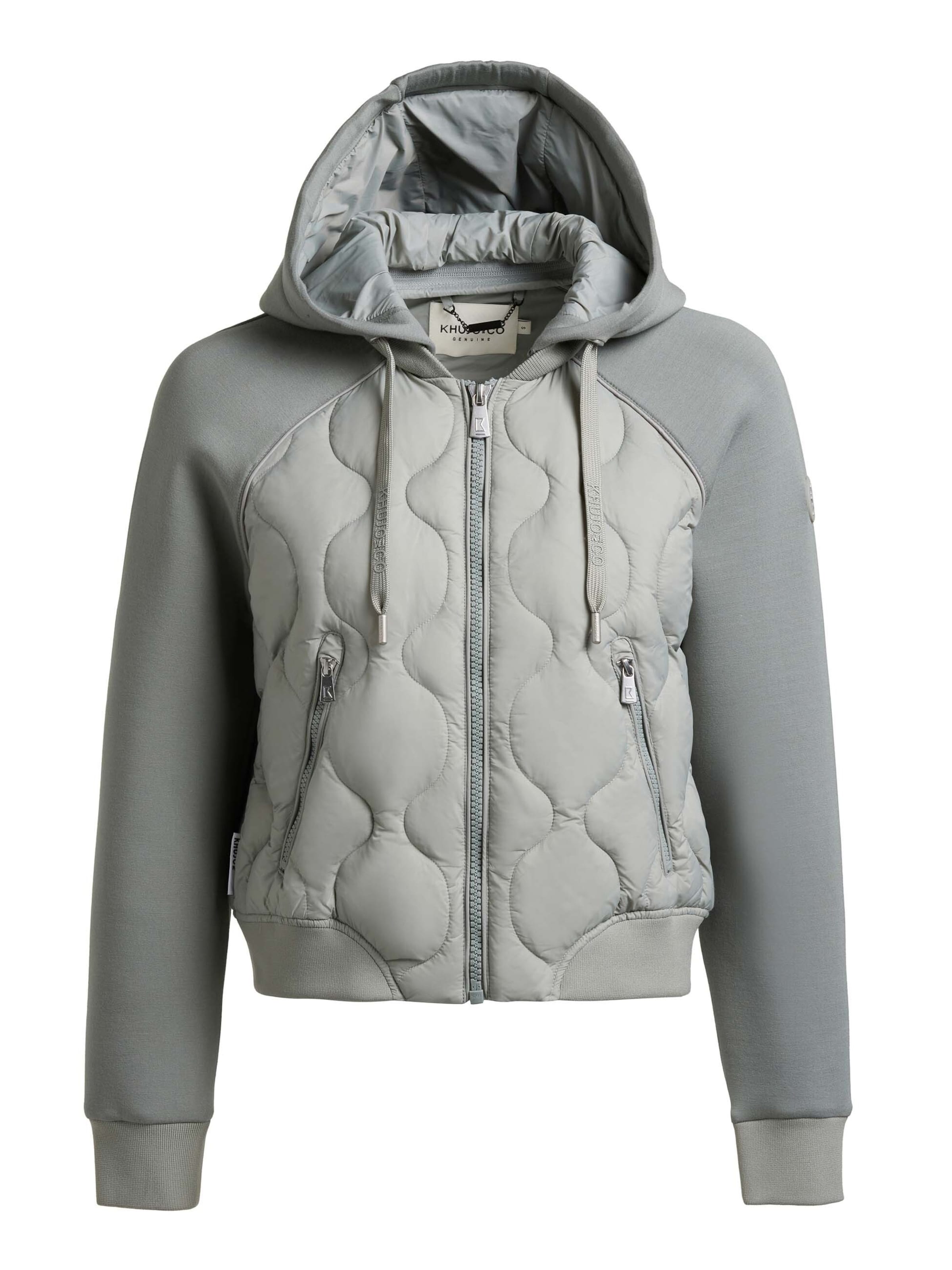 khujo Jacke 'Malaya' in Grau: Vorderseite