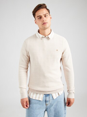 JACK & JONES Pullover 'JPRBLURONY' i beige: forside