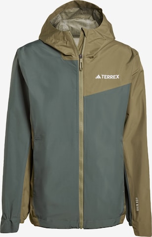 Veste outdoor ADIDAS TERREX en gris : devant