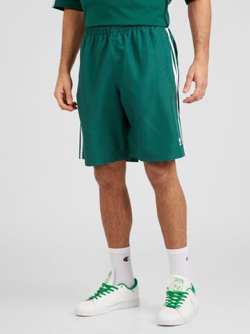 Loosefit Pantalon ADIDAS ORIGINALS en vert : devant