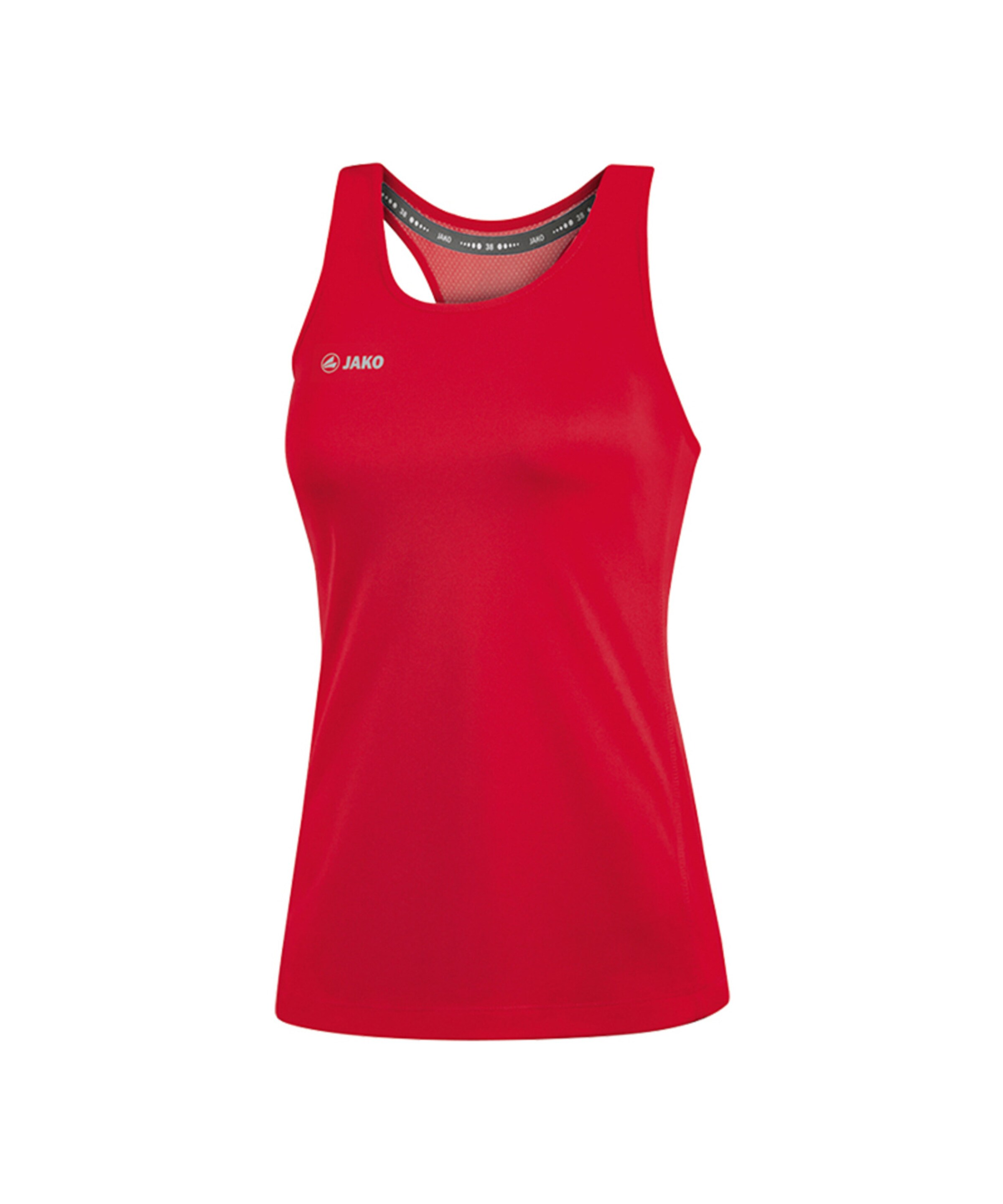 JAKO Sporttop in Rot: Vorderseite