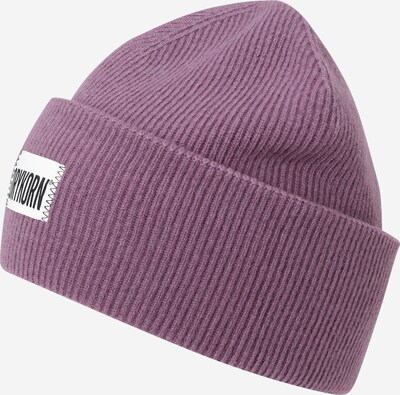 DRYKORN Bonnet 'NEREA' en violet foncé / noir / blanc, Vue avec produit