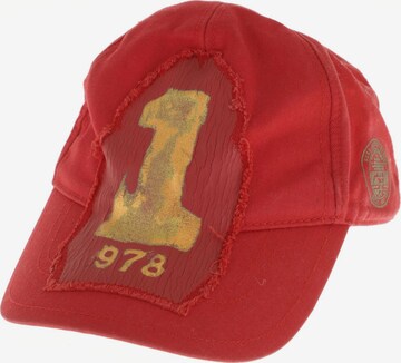 DIESEL Hat & Cap in One size in Red: front