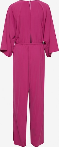 Tuta jumpsuit 'LEANE' di ICHI in rosa