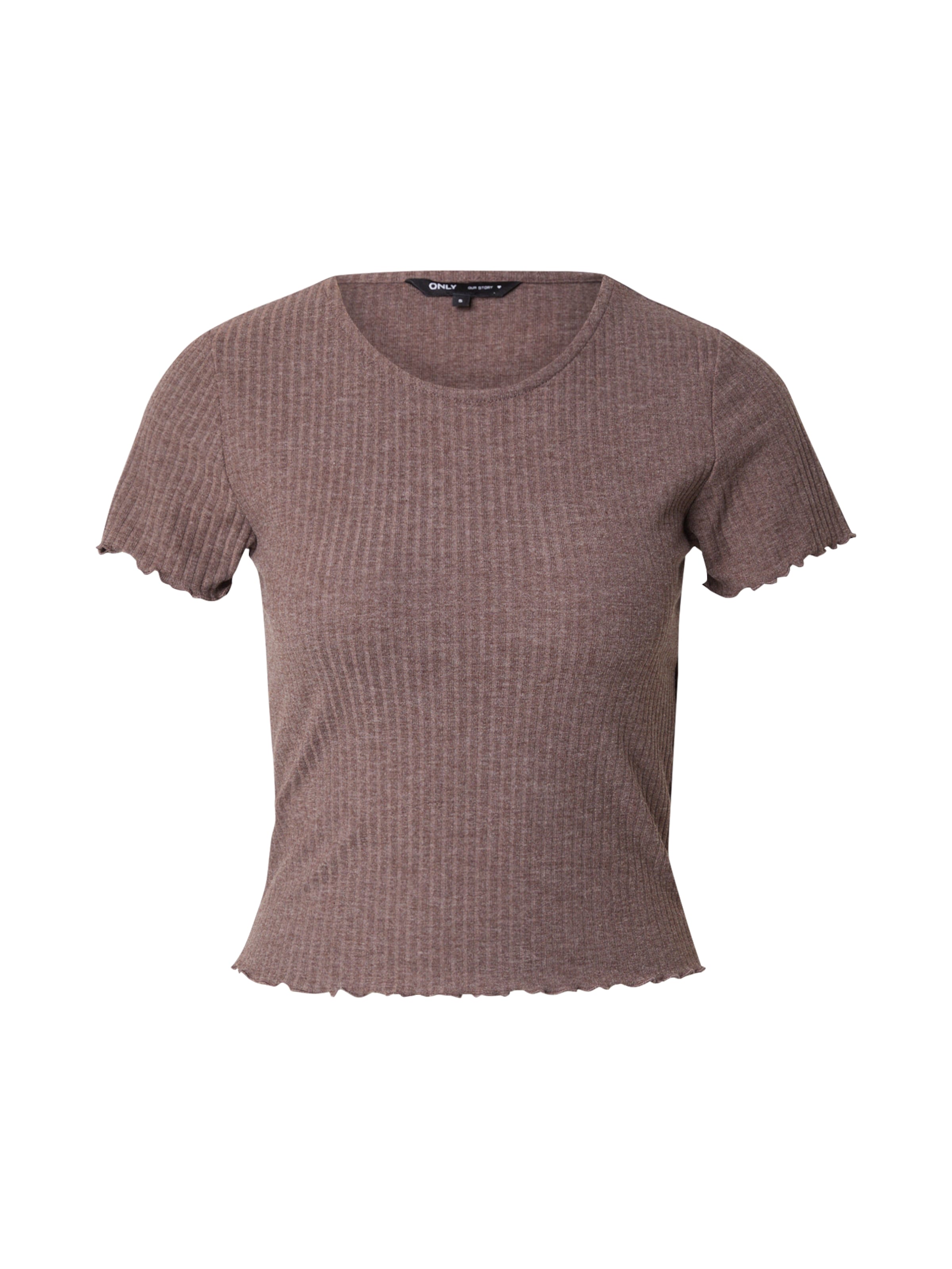ONLY Tričko 'ONLEMMA' – hnědá: přední strana